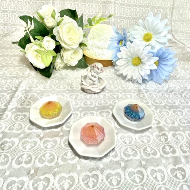 盛り塩クリスタル３点セットC by成田久美子