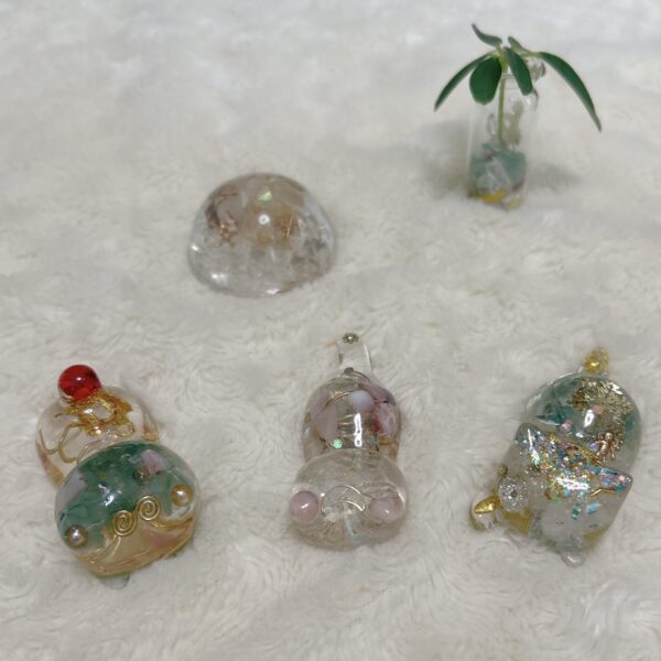 世界にひとつ🌏ヒーリングオルゴナイト✨ネコ型（オーダー）