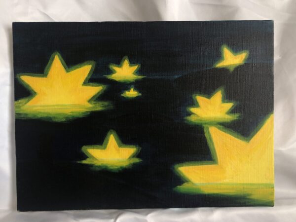 絵画『夜の浅瀬』