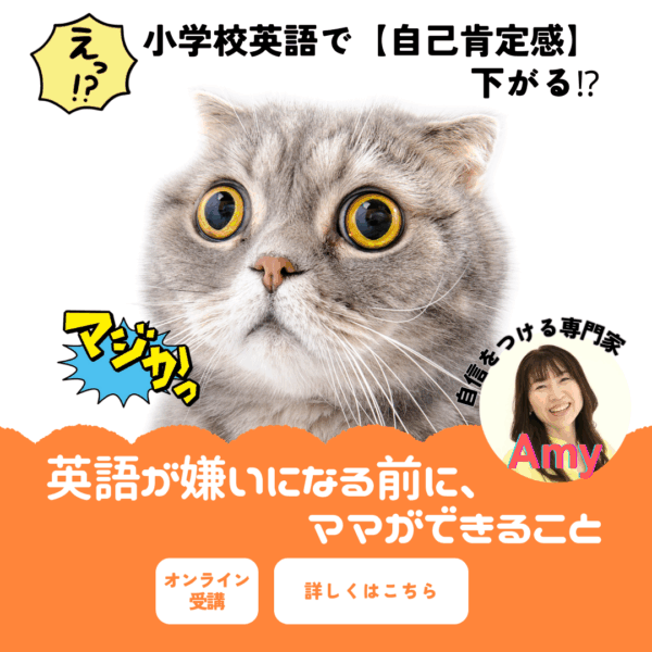 えっ！小学校英語で“自己肯定感”下がる⁉︎ ママが知っておきたい小学校外国語授業の落とし穴【5/30（金）13時～14時】