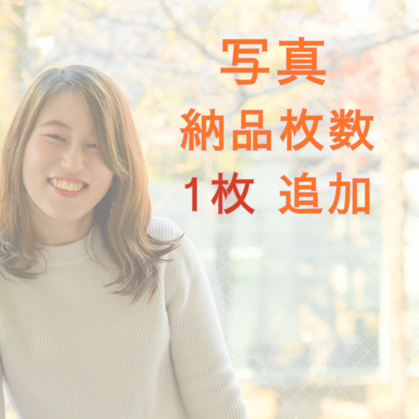 写真　納品枚数　１枚追加