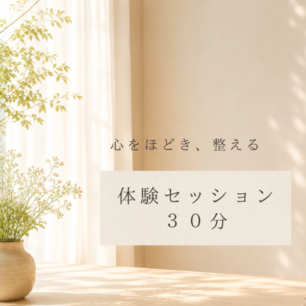 初めての方限定！３０分体験セッション