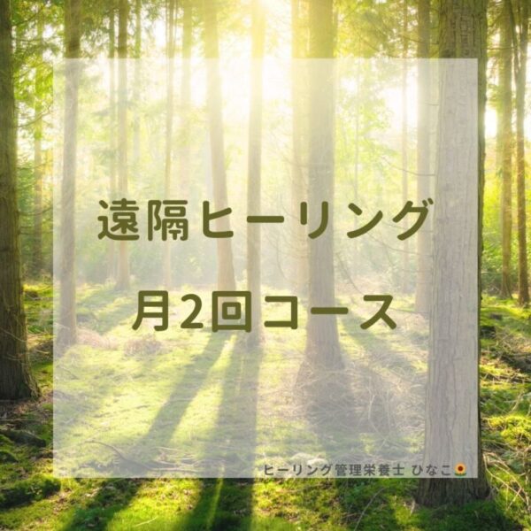 遠隔ヒーリング 月2回コース