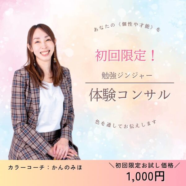 勉強ジンジャー講師限定／初回60分zoom