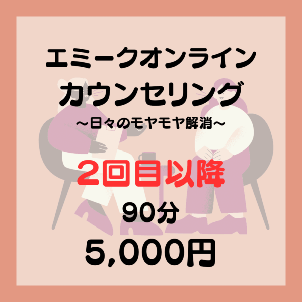 エミークカウンセリングセッション（2回目以降）
