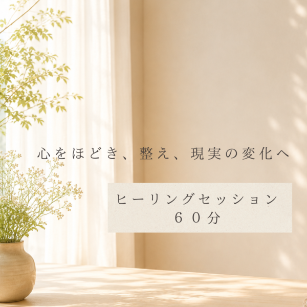悩みの根本から変容！ヒーリングセッション　６０分