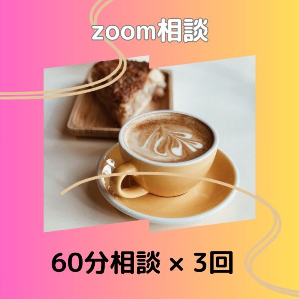 Zoom相談　60分×３回