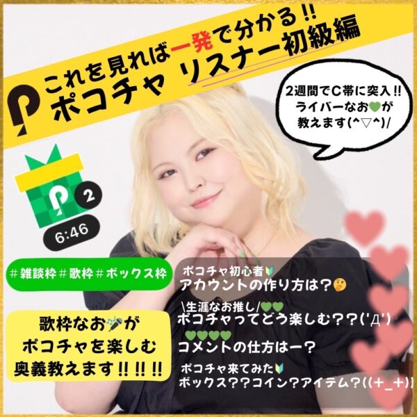 これを見れば一発で分かる！ポコチャリスナー初級編