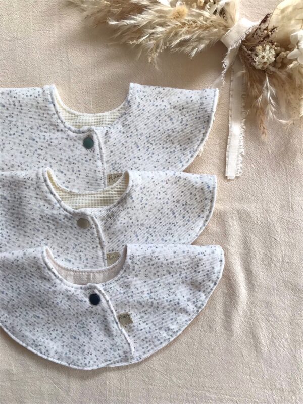 韓国生地/まんまるスタイ/小花柄