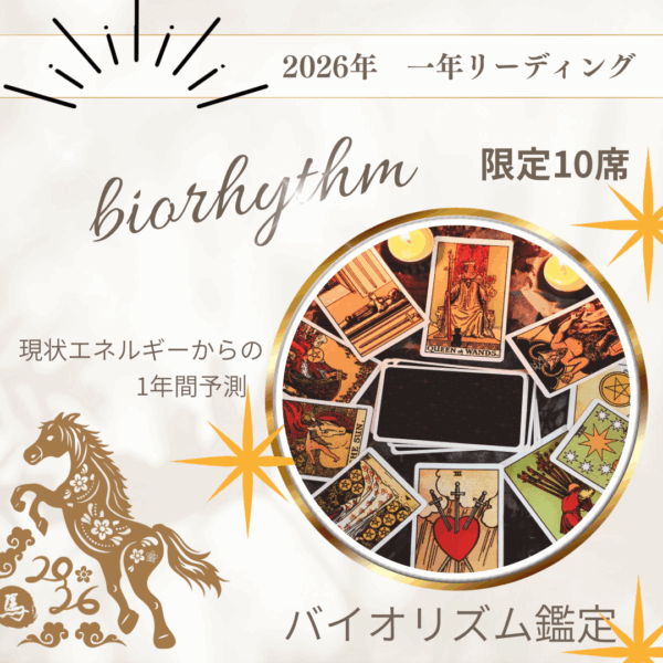 毎年恒例⁉︎2026年＊年間タロットリーディング