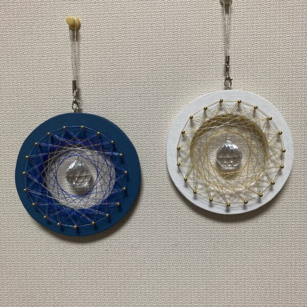 【イヤスタ限定】サンキャッチャーの糸掛け曼荼羅