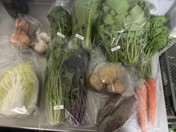 有機野菜のブラックBOX（なくなり次第終了）