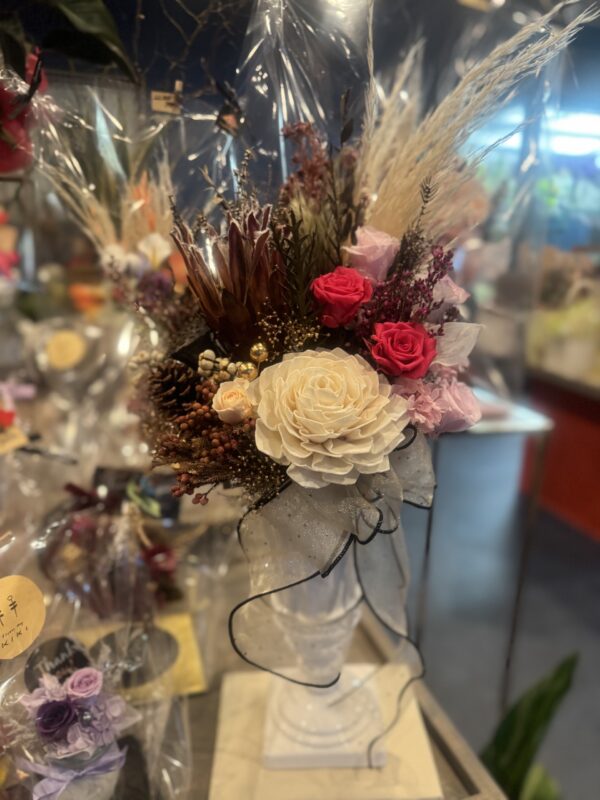 ドライフラワーアレンジ