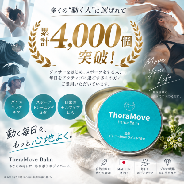 TheraMove Balm 頑張る身体を塗ってやさしく整える