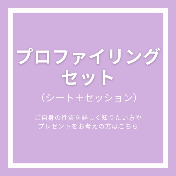 プロファイリングセット