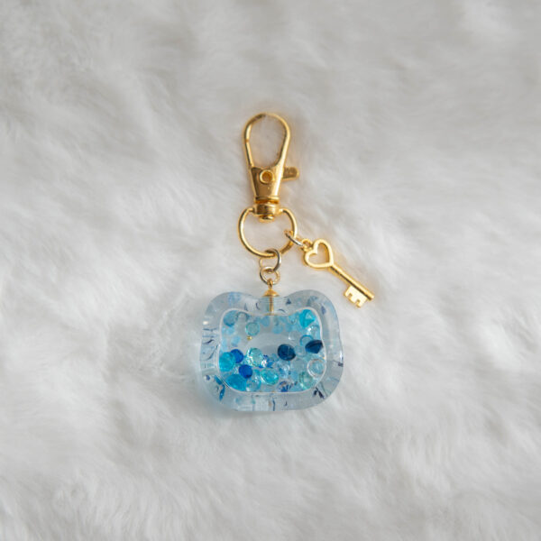 レジンキーホルダー　ねこ