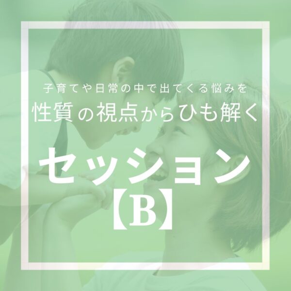 保護中: 性質からひも解くプロファイリングセッション【B】