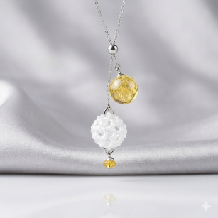 クリスタルフラーレン アロマガラスペンダント