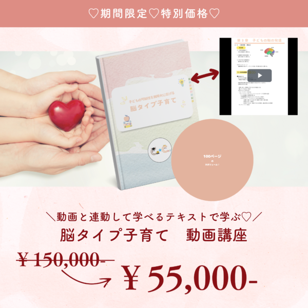 【藤田 萌】脳タイプ子育てオンライン講座