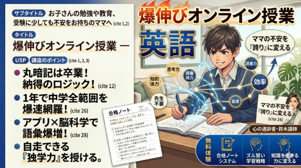 爆伸びオンライン授業＿英語