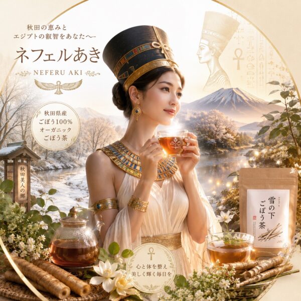 【イヤスタ限定】クレオパトラの美しさに導く 雪の下ごぼう茶