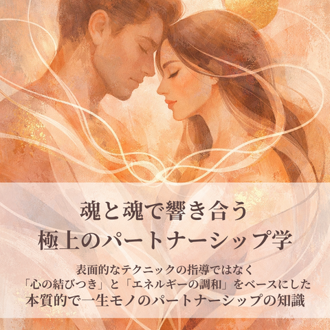 魂と魂で響き合う、極上のパートナーシップ学