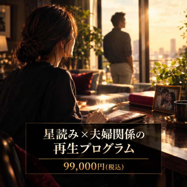 星読み×夫婦関係の再生プログラム　通常コース