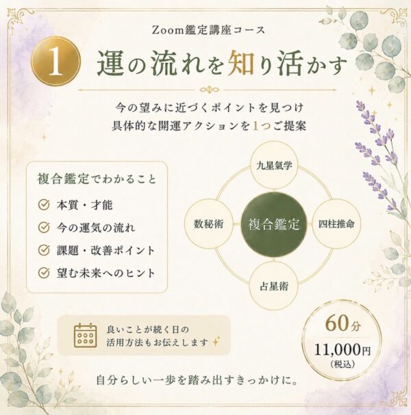 運の流れを知り活かす